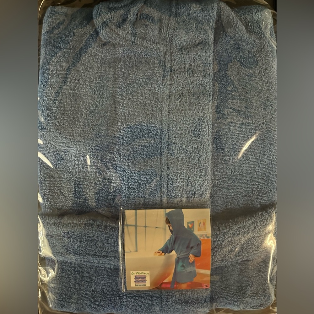 Bassetti kids robe towel(2-4y)